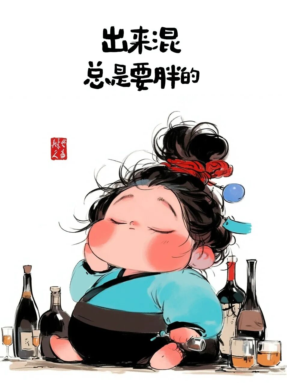 我长胖了幽默一点怎么说